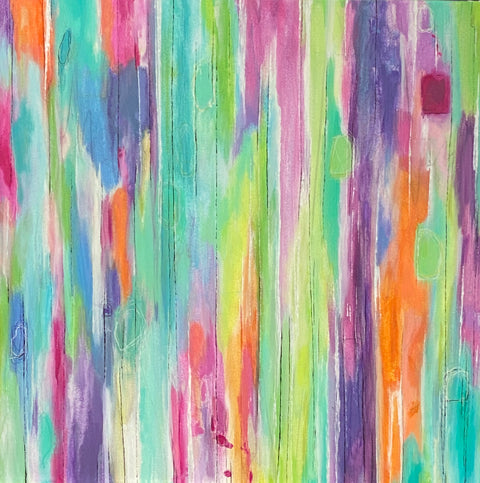 "Kaleidoscope" 36 x 36 Acrylic